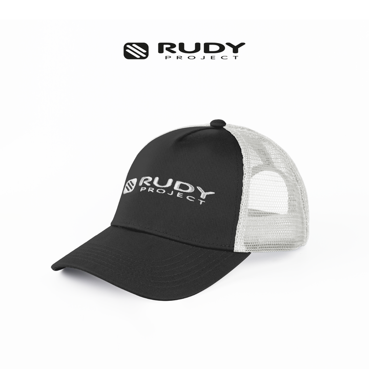Trucker Cap Black White