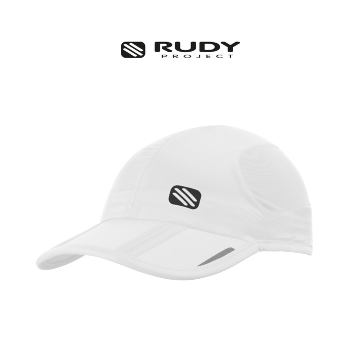 Emblem Logo Foldable Cap White