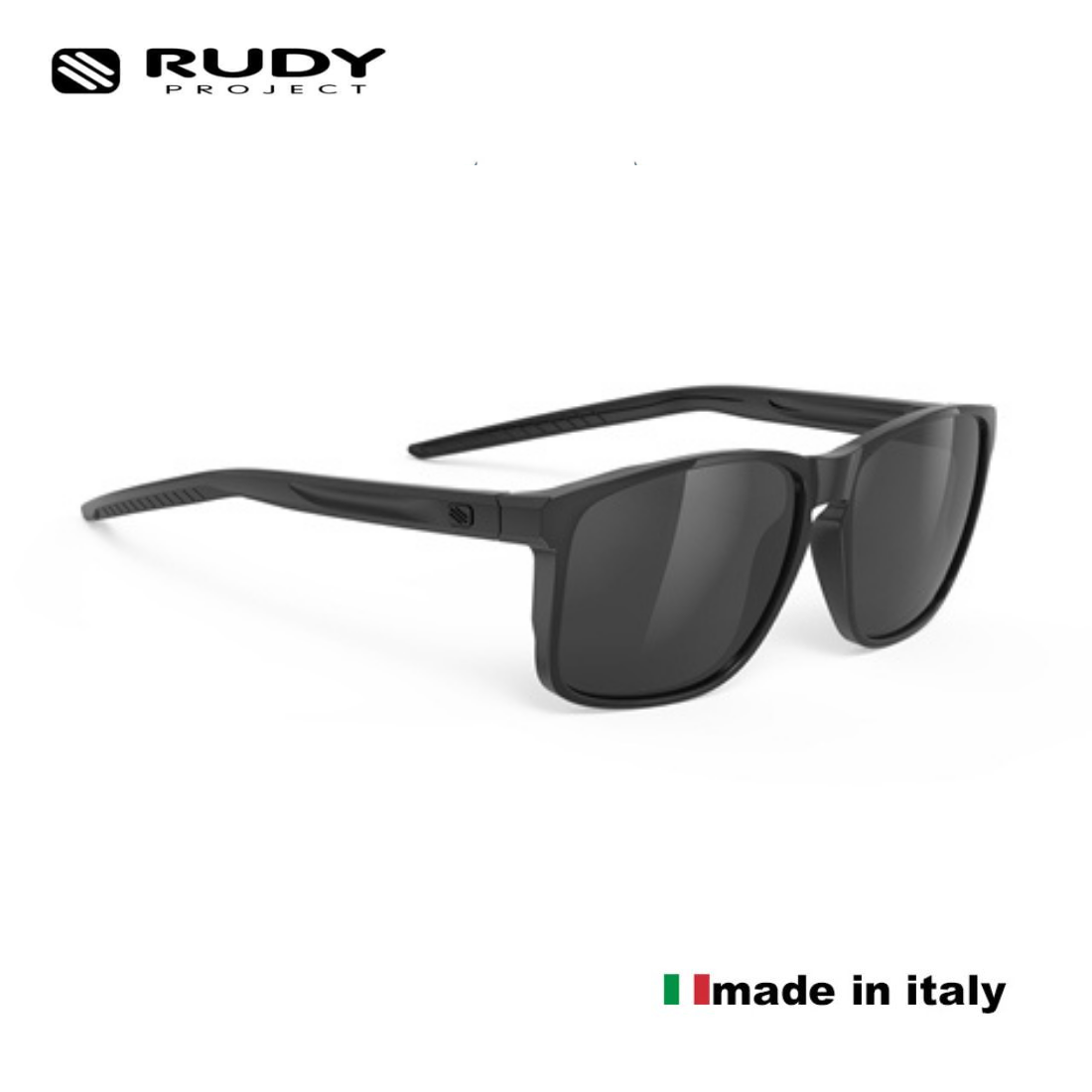 Rudy Project Overlap Smoke Black in Black Gloss