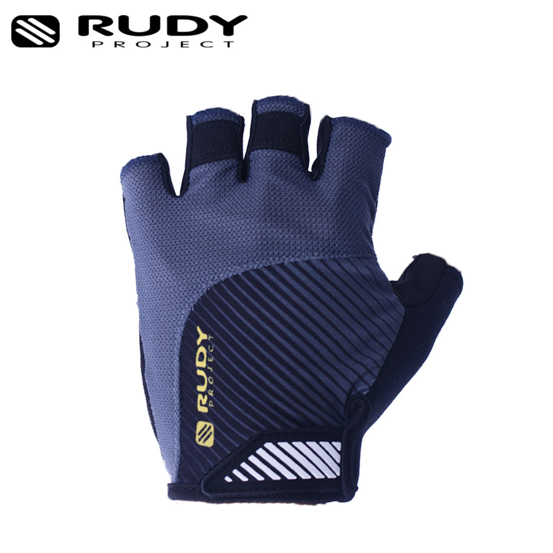 Rudy Project NEW Bike Gloves in Black-Grey-Yellow for Cycling Sports