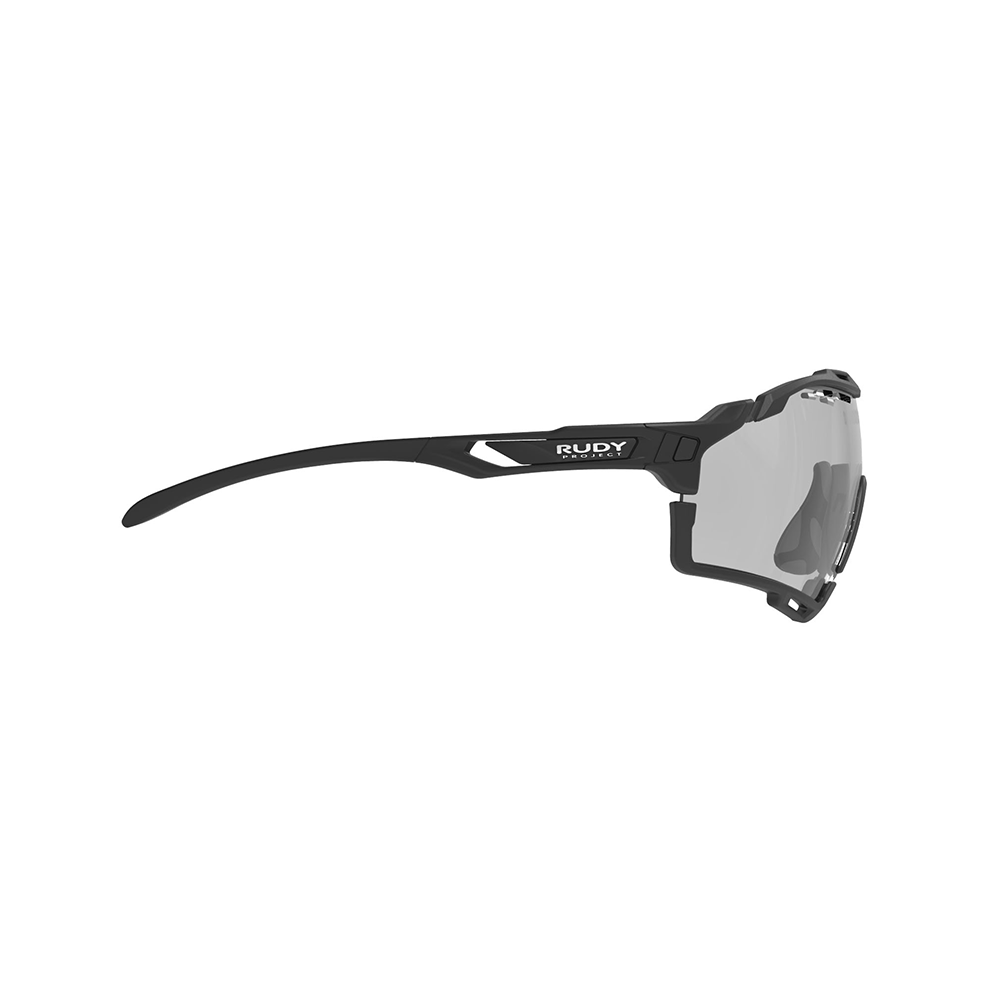 Rudy Project Performance Eyewear Cutline Black Matte - ImpactX Photochromic 2 Black Sunglasses for Cycling, Biking, Shooting or Sports - 88 Prestige