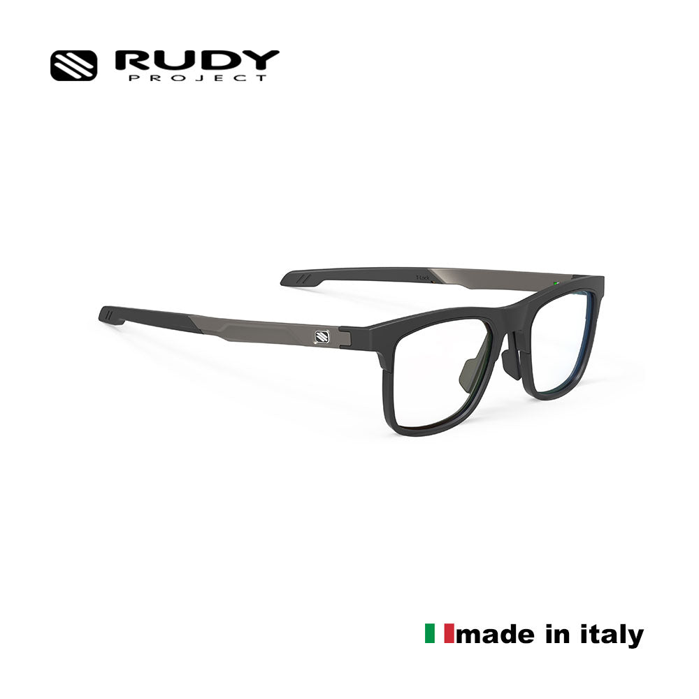 Rudy Project Optical Eyewear Inkas Black Matte- Demo Lens SHAPE A CLIP (50#20-145)