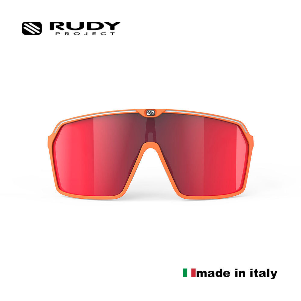 Rudy Project Performance Eyewear Spinshield Multilaser Red Cycling Shades Sunglasses for Men and Women - 88 Prestige
