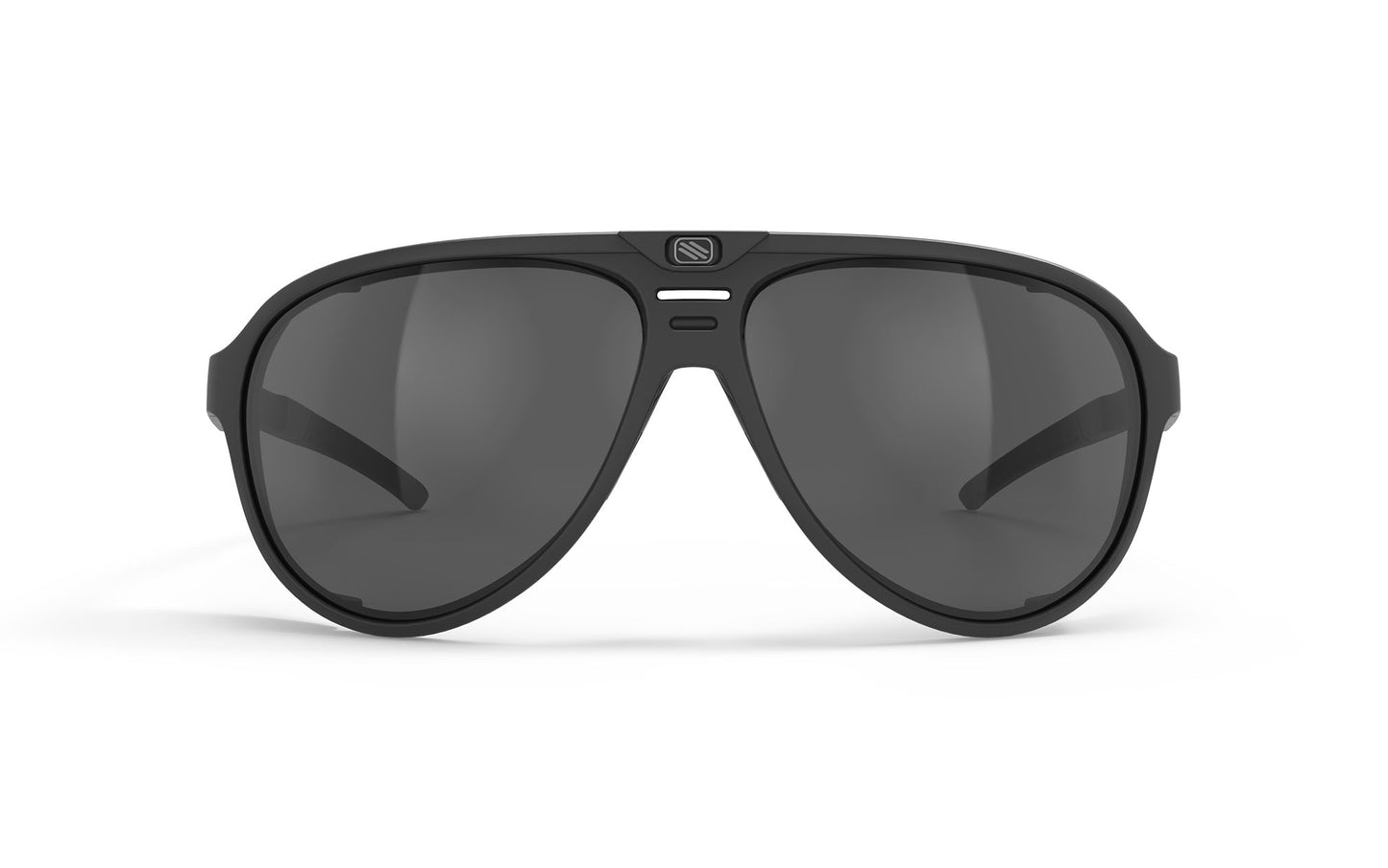 Stardash Eyewear in Black Matte - Smoke Black Lens