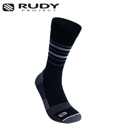 Long Cut Socks in Black