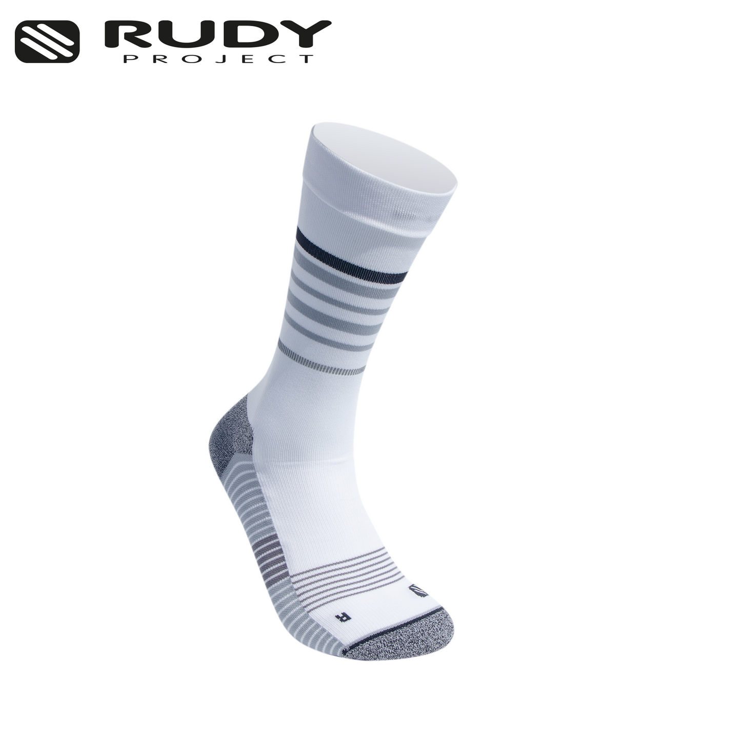 Rudy Project Long Cut Socks in White