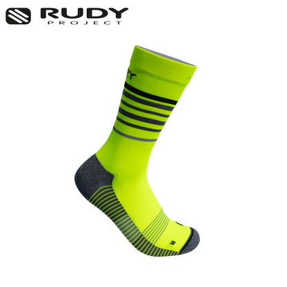 Rudy Project Long Cut Socks in Yellow