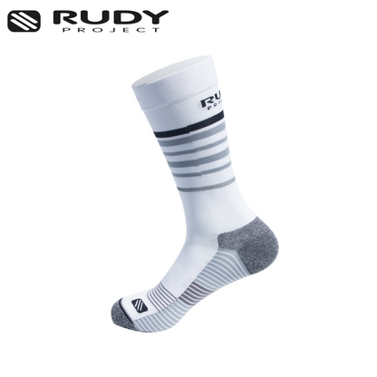 Rudy Project Long Cut Socks in White