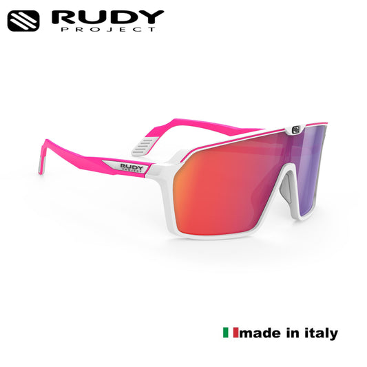 Rudy Project Performance Eyewear Spinshield White/Pink fluo (Matte) - RP Optics Multilaser Red