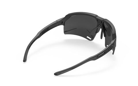 Deltabeat Eyewear in Black Matte - Smoke Black Lens