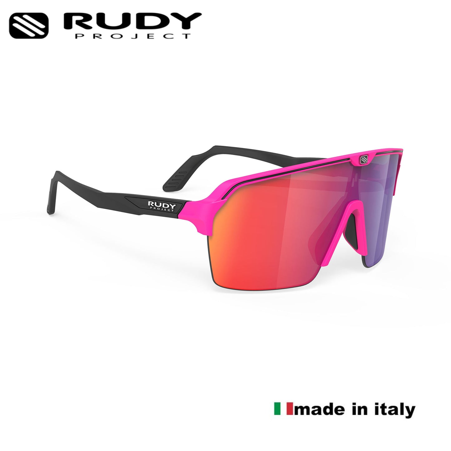 Rudy Project Performance Eyewear Spinshield Air Pink Fluo (Matte) - RP Optics Multilaser Red
